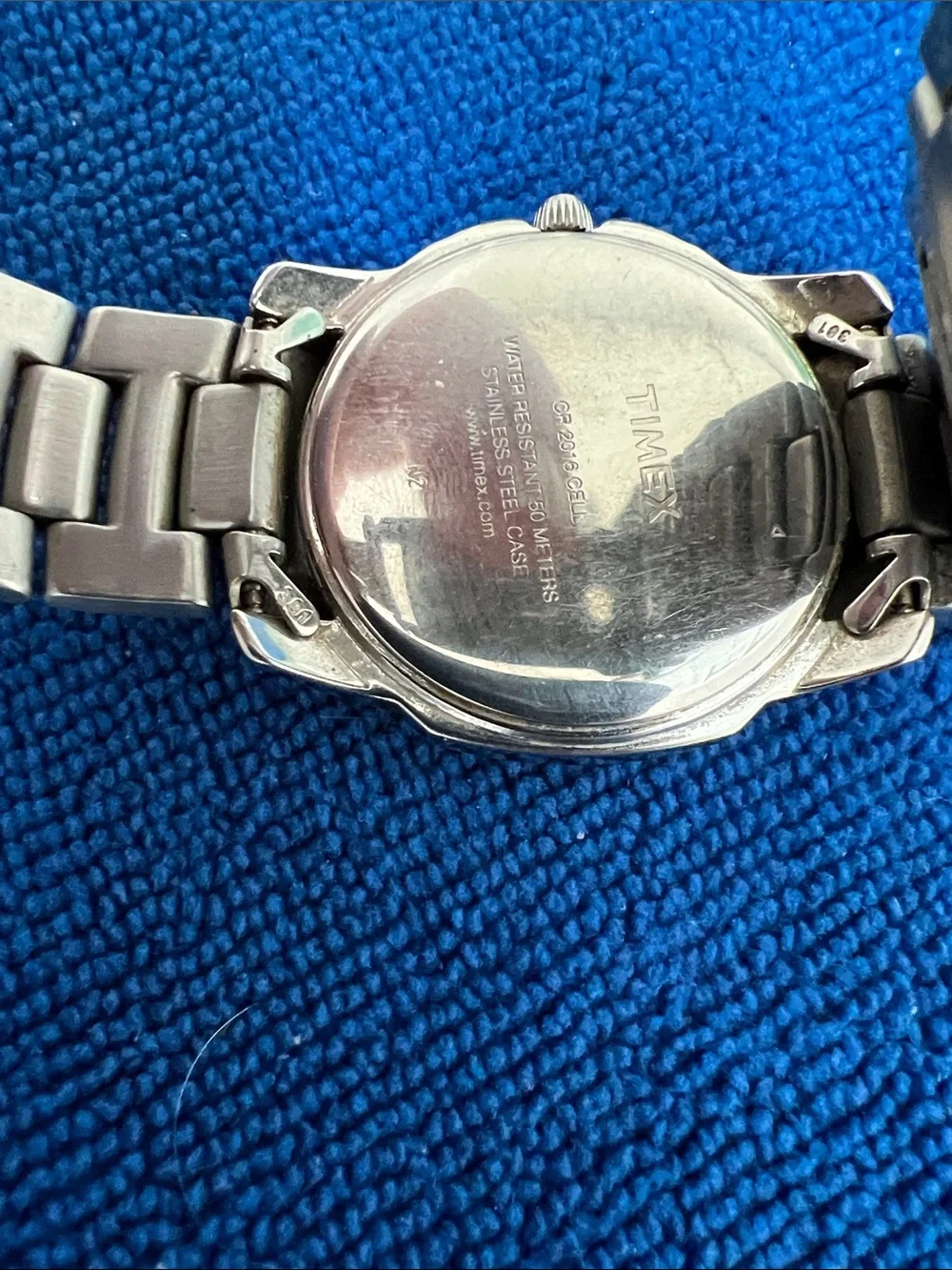 Timex Men's Silver Stainless Steel Watch with smoke grey  Dial